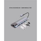İyisi Var Type‑c Dönüştürücü – 2×usb3.0, Sd/ms, 4K HDMI & RJ45 ile Profesyonel Kullanım