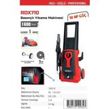 İyisi Yok Yüksek Basınçlı Tekerlekli Halı Araç Oto Yıkama Makinası 1600W 135 Bar
