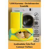 İyyaKee Ayakkabı Yıkama Çantası – Özel Koruyucu Kumaş, Fermuarlı, Tekrar Kullanılabilir Büyük Boy Torba File