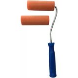 Iz Bırakmayan Kadife Kaplı Rulo Set, 10 Cm, Turuncu