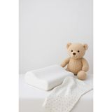 İz Home Bebek & Çocuk Visco Yastık | 3-14 Yaş | Boyun Destekli | 32X52X11 cm | Ortopedik | Hafızalı Sunger - 30 x 50 cm - Beyaz