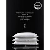 İz Home Iz Premium 3 Adet Slim Yastık | Ultra Yumuşak Dolgu | Micro Kumaş | Ince Form | Vakum Press Ambalaj - 50 x 70 cm - Beyaz