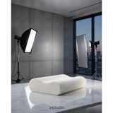 İz Home Iz Studio Visco Yastık | Hafızalı Visco Sünger | Progressive Pillows | Çift Boyun Destekli - 40 x 60 cm - Beyaz