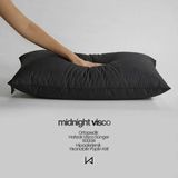 İz Home Midnight Visco | Hafızalı Sünger Ortopedik Yastık | Hipoalerjenik Siyah Kumaş | 45X65 cm | 1000GR - 45 x 65 cm