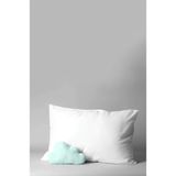 İz Home Premium Bebek Yastığı | Orijinal Nano Silikon Dolgu | Micro Saten Kumaş | 35X45 cm | 255GR - Beyaz - 35 x 45