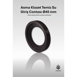 İZ YAPI Asma Klozet Pis Su Boru Contası Ø90 mm – Evrensel Gömme Rezervuar Uyumlu