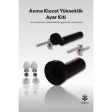 İZ YAPI Asma Klozet Yükseltme ve Kaydırma Kiti 25 mm Eksantrik | Kaçık Kada Seti
