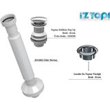İz Yapı Felix Pop Up Krom Sifon Paslanmaz Başlıklı , Körüklü Gider Borusu , Lavabo Taşma Yüzüğü Krom (3'lü Set) Felix Pop Up Krom Sifon Paslanmaz Başlıklı ; Körüklü Gider Borusu ; Lavabo Taşma Yüzüğü Krom ;