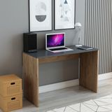 İzco Design Atlantik Çam Ofis Masası – Antrasit Modern Ders Çalışma ve Bilgisayar Masası | Fonksiyonel Çalışma Masası - 45x90 - Atlantik Çam - Antrasit