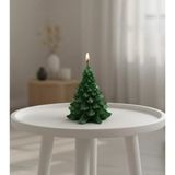 İZDALS DESİGNS Yılbaşı Noel Çam Ağacı Mum (Yeşil)