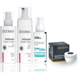 İzderma Renewal Cream, İntim Bakım Kremi, Yıkama Köpüğü ve Onarıcı Bakım Kremi 4'lü Set