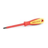 İzeltaş 1000v İzole Elektrikçi Tornavida 3x60 Yildiz (10 Adet) red