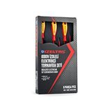 İzeltaş 1000v İzoleli Elektrikçi Tornavida Set 6 Parça red