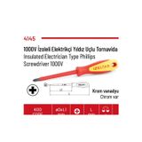 İzeltaş 1000V İzoleli Yıldız Uçlu Tornavida 4.5x80