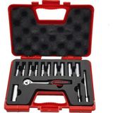 İzeltaş 1107 00 6014 Derin Lokma Anahtar Takımı 1/4" 14 Parça Yüksek Kalite Alet Seti