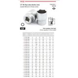 İzeltaş 1108060019 1/2'' 19 mm Altı Köşe Derin Lokma Anahtar