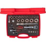 Izeltaş 1113 Altı Köşe Lokma Takımı 1/4 - 1/2'' 35 Parça - Gri