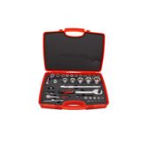 İzeltaş 1113 Lokma Anahtar Takımı 1/2-1/4" Altı Köşe 35 Parça - 1113001038 Lokma