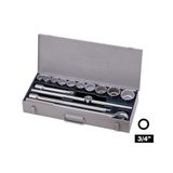İzeltaş 1120006014 3/4 14 Parça Köşe Lokma Anahtar
