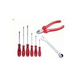İzeltaş 12 Parça El Aleti Seti - Kraft Tornavida, Yan Keski 160mm, Cırcır Anahtar, 4100-3700-0340