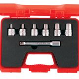 Izeltaş 1/2 Star(Torx) Lokma Anahtar Takımı(7 Parça) Lokma