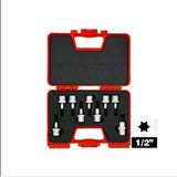 İzeltaş 1/2"60 Mm Lokmalı Tork Uç Takımı 9 Parça - İzeltaş 1113006009