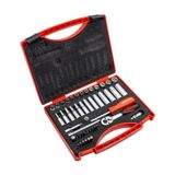 İzeltaş 1/4 Altı Köşe Lokma Anahtar ve Bits Set 48 Parça 14000005131