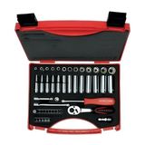 Izeltaş 14000 005131 1/4” Altı Köşe Lokma Anahtar ve Bits Set (48 Parça, Mm) - Antrasit
