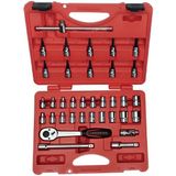 Izeltaş 14000 005135 3/8” Altı Köşe Lokma Anahtar & Lokma Allen Set (35 Parça, Mm) - Antrasit