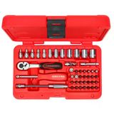 İzeltaş 1/4''Altı Köşe Lokma Anahtar Ve Bits Set 45 Parça