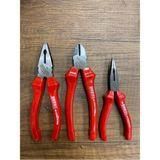 Izeltaş 160 mm Pense ve Yan Keski 140 mm Kargaburun 3'lü Set, Nmsizeltaş3s - Çok Renkli