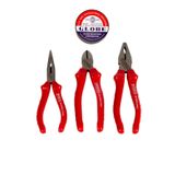 İzeltaş 180mm Pense, 160mm Yankeski Ve Kargaburun 3'lü Set + 1 Adet Globe Izole Elektrik Bantı, ARL-170005