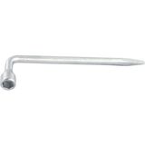 İzeltaş 1940090017 Pipo Tipi Tornavida Ağızlı 17 mm Ölçü Gri Bijon Anahtarı