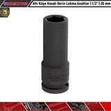 İzeltaş 26 mm 1/2 Altı Köşe Havalı Derin Lokma