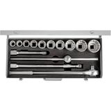 İzeltaş 3/4'' On Iki Köşe Lokma Anahtar Takımı 14 Parça Sae 1419006114