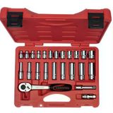 İzeltaş 3/8” Altı Köşe Lokma Anahtar Set (24 Parça, Mm) - 14000 005134