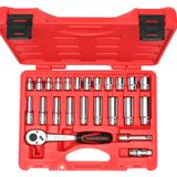 Izeltaş 3/8" Altı Köşe Lokma Anahtar Seti 24 Parça