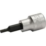 İzeltaş 3/8" Lokmalı Allen Uç (Metrik) | Krom Vanadyum Altıgen Vida Sökme Başlığı Alyan - 6MM