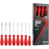 Izeltaş 4770 00 8108 Lokma Uçlu Tornavida Takımı (8 Parça, Mm) - Kırmızı