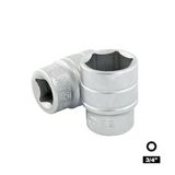 İzeltaş 50 mm 3/4 Altı Köşe Havalı Lokma