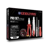 İzeltaş 5'li Pro Set 13000 005655 Pense Kırmızı