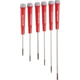 İzeltaş 6 Parça Kırmızı Elektronikçi Tip Tornavida Seti Ergonomik Tasarım ile Çok Amaçlı Kullanım