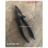 Izeltaş Black Line Pro 180MM Pense Carbon Çelik Pense Kombine Pense Orj - Siyah