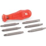 İzeltaş Değişken Bits Uçlu Tornavida Set 7 Parça - Beyaz