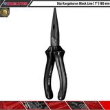 İzeltaş Düz Kargaburun Black Line | 7" | 180 mm