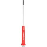 İzeltaş Elektronikçi Tip Klemens Tornavida, Düz 3x80mm, Hassas İşçilik - Kırmızı - 3x80 mm