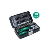 İzeltaş Elta 1/4” Cırcır Lokma Anahtar & Bits Set (38 parça, mm)