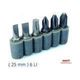 İZELTAŞ I4800008106 6 Lı Bits Set (25 Mm)