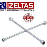 Izeltaş Istavroz Dörtlü Bijon Anahtarı 17-19-21-22 - Standart