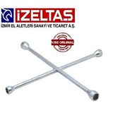 Izeltaş Istavroz Tip Bijon Anahtarı 17 - 19 - 21 - 22 - Çok Renkli